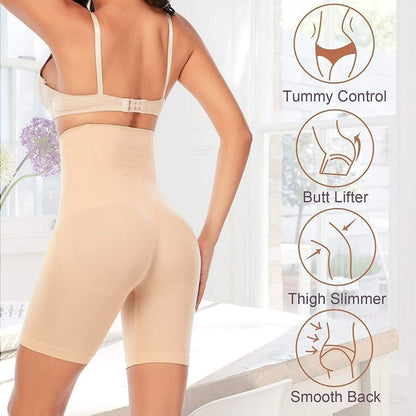 4-in-1 Seamless Body Shaper – Instant Tummy, Thigh & Hip Slimming Shapewear